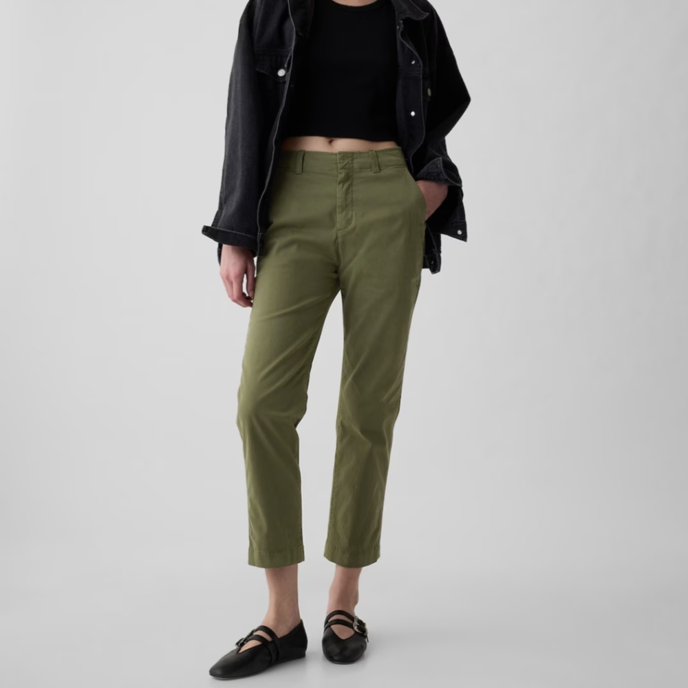 GAP Mid-rise Downtown Khakis